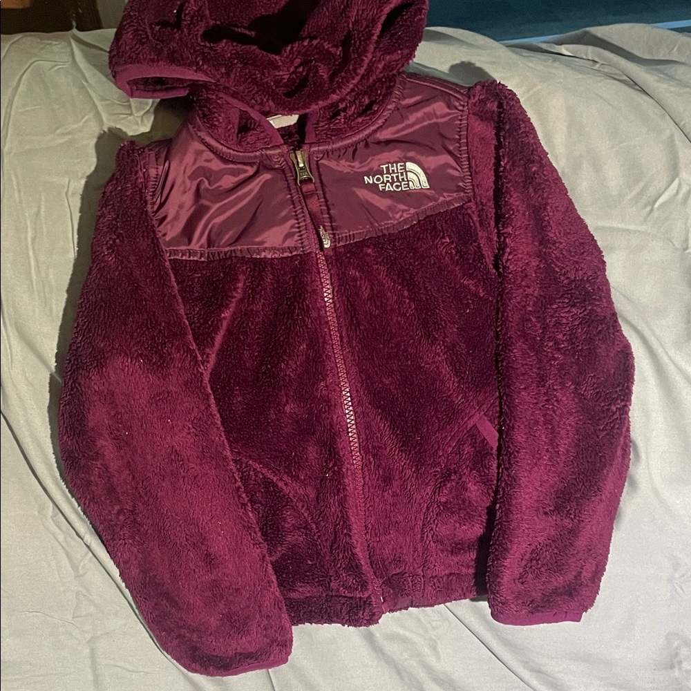 The North Face Maroon Fleece Hoodie